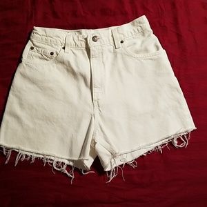 Vintage high waisted Levi's cutoff shorts